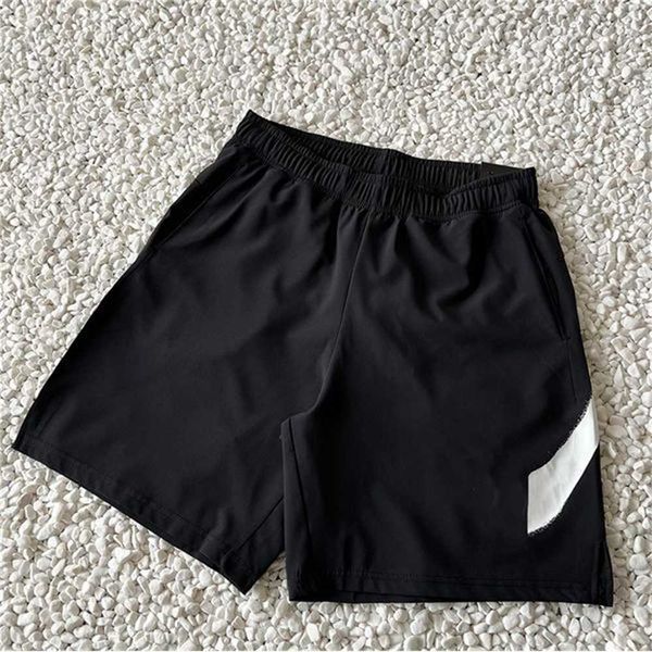 

mens shorts tech fleece designer classic raw edge sports n print casual fashion womens black and grey two colors large size optional t857, White;black