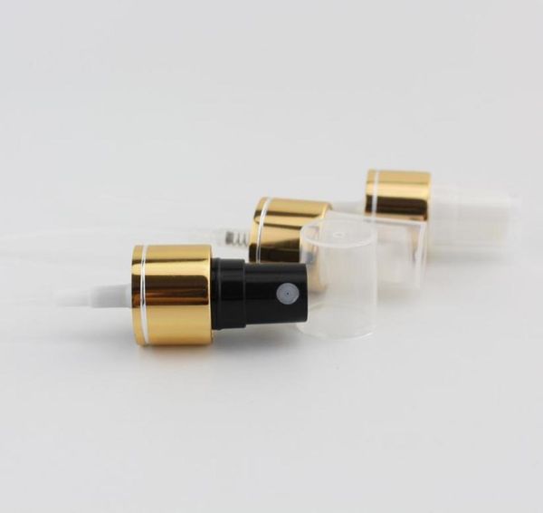 

18 20 24 410 silver gold aluminum collar mist sprayer perfume pumps for perfume bottle 50pclot9021694