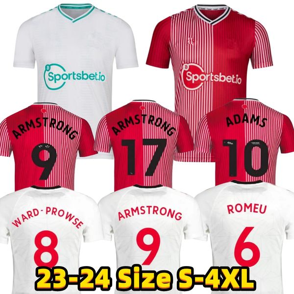 

aribo redmond s-4xl 23 24 southamptons soccer jerseys ward-prowse aribo elyounoussi armstrong romeu 2023 2024 football shirts men kids kit, Black;yellow
