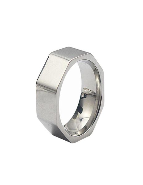 

2017 new arrival bands trendy men metal party stainless steel men jewelry rings anel geometric 316l stainless steel ring4291390, Golden;silver