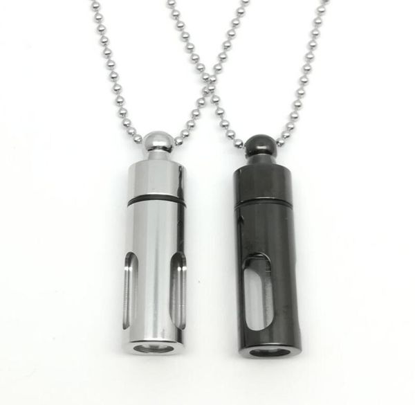 

exclusive glass openable collect sand flower necklaces pendants glass cylinder cremation urn necklace2081834, Silver