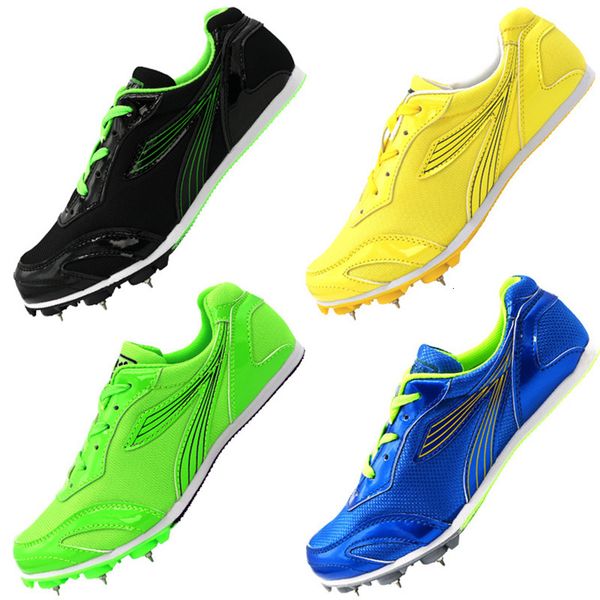 

safety shoes athlete running training shoes men's track and field professional women's sports shoes lightweight racing competition, Black;brown