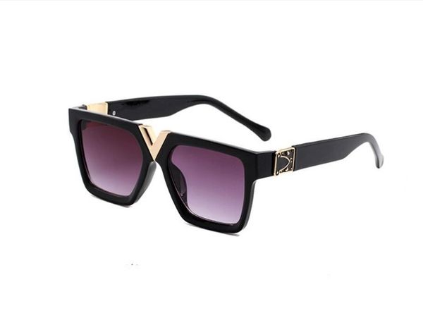

sunglasses retro polarized luxury mens designer rimless gold plated square frame brand sun glasses fashion eyewear with case2371, White;black