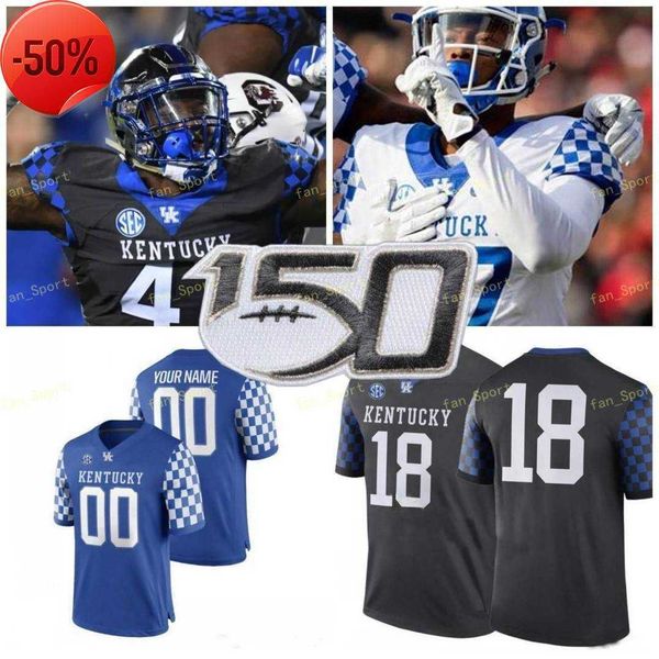 

ncaa college jerseys kentucky wildcats custom 18 randall cobb 66 george blanda 88 jeff van note 97 art still football stitched, Black;red