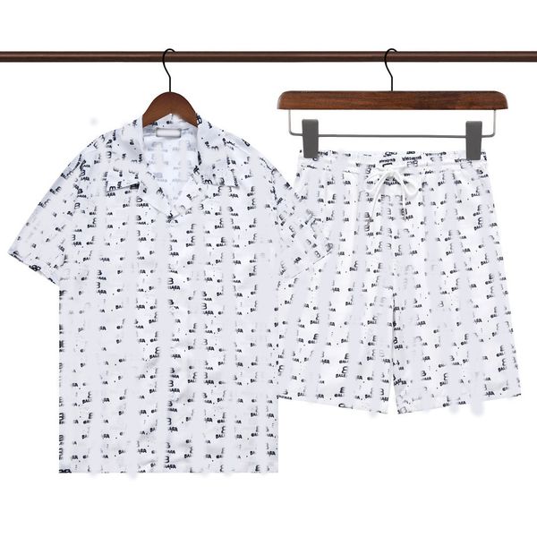 

23ss designer men tracksuits fashion design t-shirt classical lattice pants 2 piece sets short shirts shorts checkered suit size -3xl.#fy 0, Gray