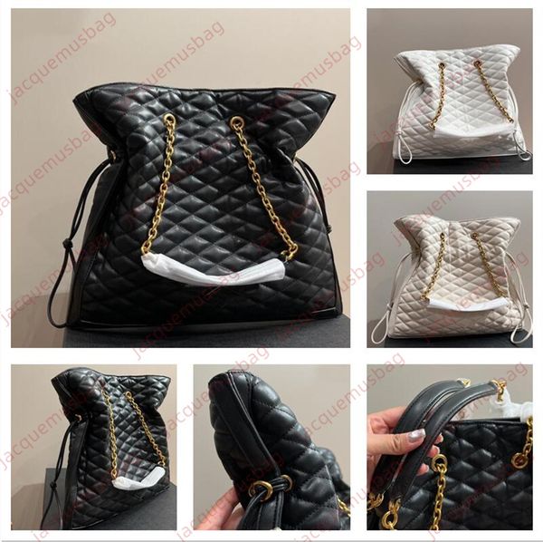 

luxury designer handbags es gaby bag fashion rhombic lambskin purse shoulder large tote for woman beach travel shopping bags black