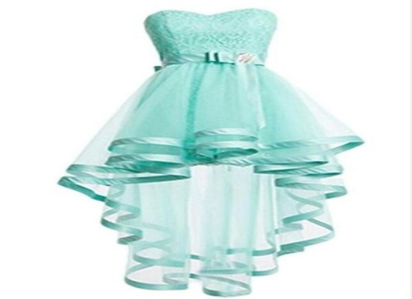 

modest sheath hilo bridesmaid dresses sweetheart ruched lace dismountable tulle sash maid of honor party gowns2890820, White;pink