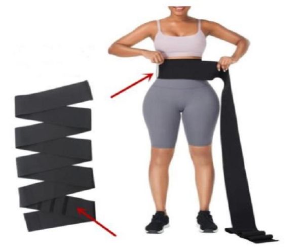 

slimming belly body shapers postpartum girdles waist trainer for women tummy wrap waste corset trimmer belt tape7179951, Black;white
