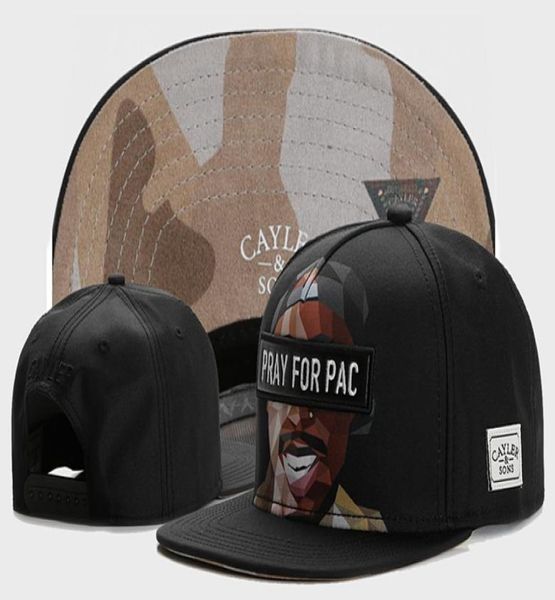 

new arrivals cotton pray for pac snapback adjustable hats baseball bone sports caps outdoor casual sun hat fashion h4427026, Black;white
