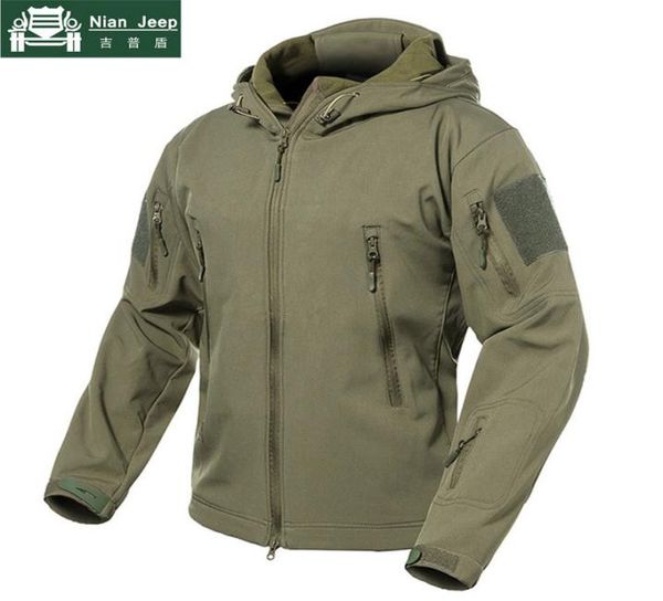 

tactical jacket men 2018 new plus size 3xl waterproof soft shell snake camouflage jacket men tactical army jackets mens5108516, Black;brown