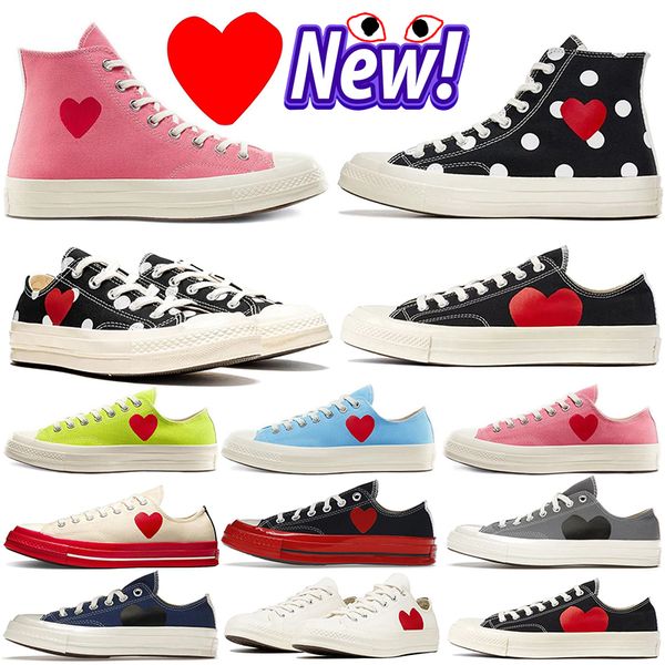 

designer shoes canvas shoes red heart peeps running shoes women men shoes skateboard shoes play pink black low play grey egret red midsole p