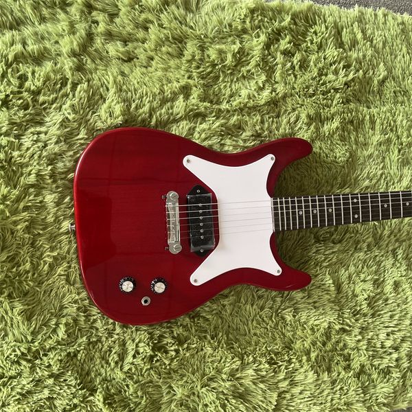 

red sg guitar of fast rosewood neck and fretboard can custom and fast ship