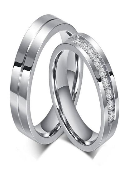 

cluster rings moonso men and women jewelry couple promise wedding finger love r46249640397, Golden;silver