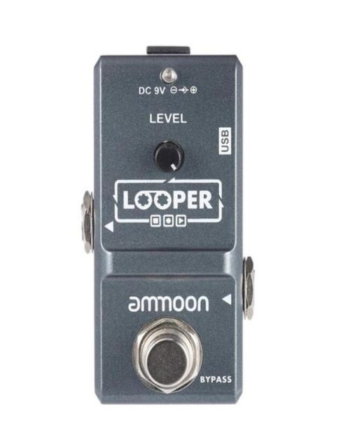

ammoon ap09 loop guitar pedal looper electric guitar effect pedal true bypass unlimited overdubs 10 minutes recording7158346