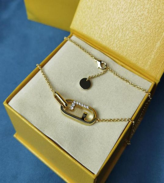 

fashion delicate necklace designer women luxurys designers jewelry wedding party temperament necklaces jewelrys versatile letter n8984088, Silver