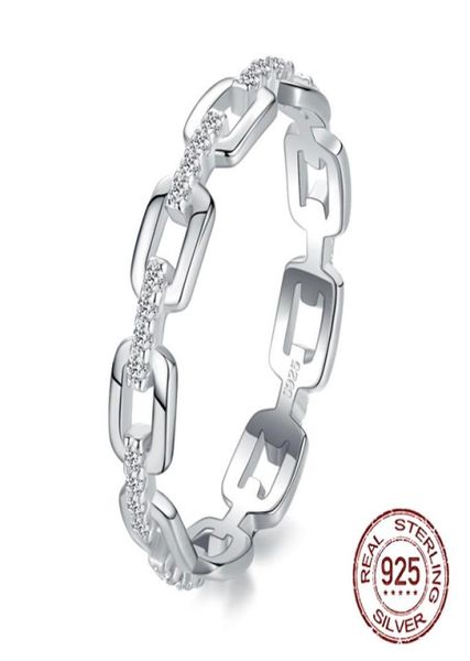 

luxury 100 925 sterling silver rings for men women size 410 cubic zircon chain personality fashion jewelry j4736340421, Slivery;golden