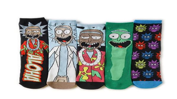 

new fashion men039s and women039s silk socks anime pattern casual street allmatch cotton soft7394868, Black