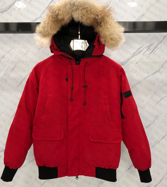 

canadian goose winter thick warm jackets men's fashion comfortable soft down jacket casual designers slim outdoor thickened new472, Black