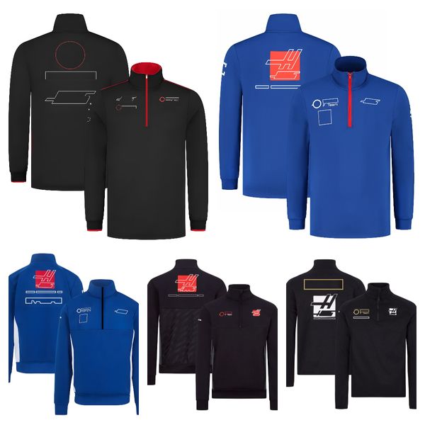 

f1 racing suit men's semi-zipper team sweater coat f1 series of coats
