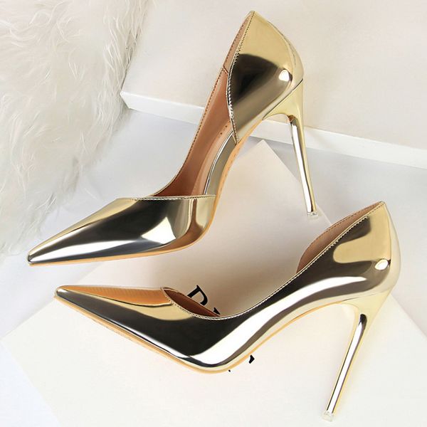 

dress shoes plus size 43 latest women's .5cm high heel shoes gold pump women's striptease tarong women's shoes high heel sh, Black
