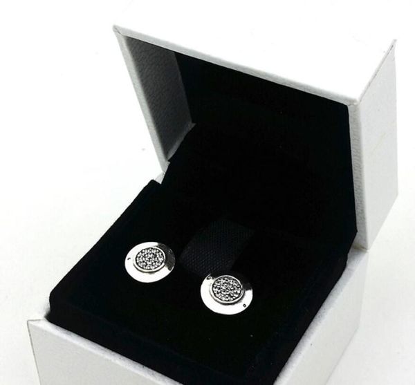 

women classic design jewelry designer earrings original box for 925 sterling silver crystal diamond womens stud ps15467567752, Golden;silver