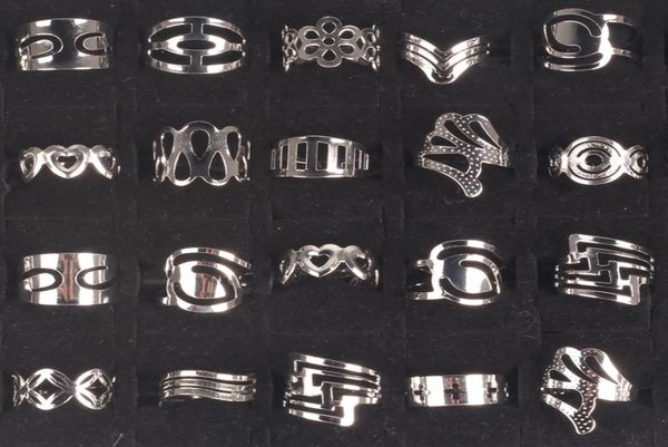 

oversize irregular shape styles rings adjustable rings fashion mix lots silver plated rings supplies jewelry 4240292