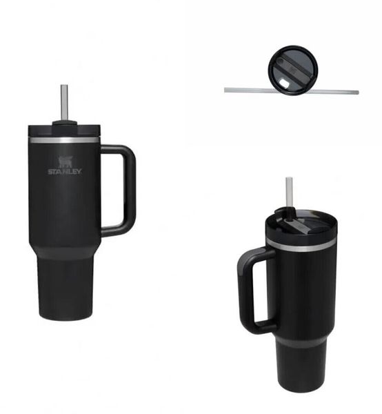 

stanley quencher h2.0 40oz stainless steel tumblers cups with silicone handle lid and straw big capacity car mugs vacuum insulated water bot