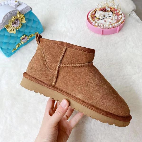 

designer ultra mini platform boots women tazz tasman slippers womens aus snow boot winter wool shoes australian bootes fur sheepskin ankel b, Black