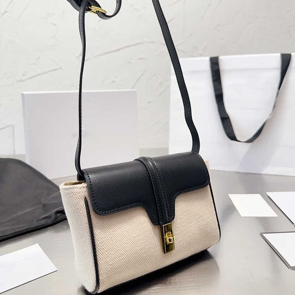 

vintage canvas bags for women crossbody designer bags leather luxurys handbags classic square shopper handbag lady shoulder bag 230713
