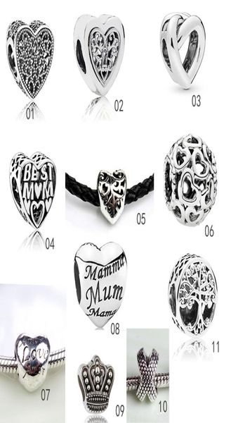 

charms fit chain bracelet alloy beads with love heart series s for maketing wholes 2035702, Black