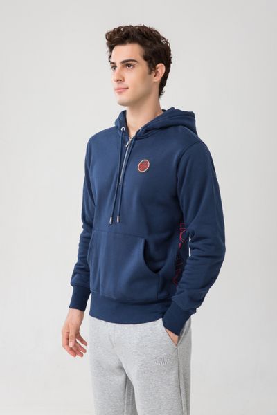 

men's loose sweater quarter zipper sweatshirt ladies pullover autumn new, Black