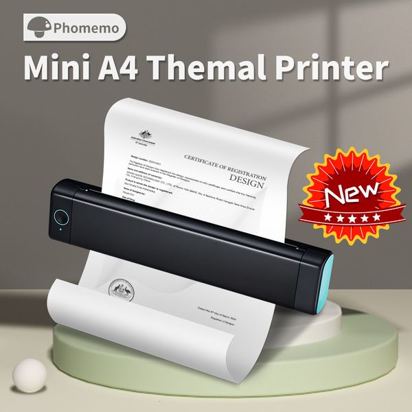 Other Electronics Phomemo M08F A4 Portable Thermal Printer Supports 8 L26822