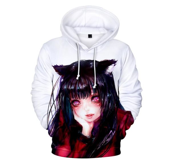 

japan anime kakegurui cosplay costume jabami yumeko momobami kirari yumemite yumemi 3d hoodie sweatshirt streetwear8149580, Black