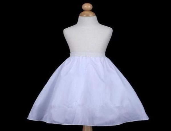 

four layers child dress slip flower girl dress petticoat puffy skirt special occasion dress8454228, White
