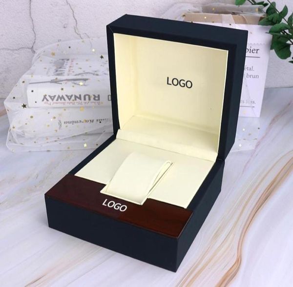

leather watch box casket storage watch pillow organizer square display box package single cabinet case jewelry luxury gift8543091, Black;blue