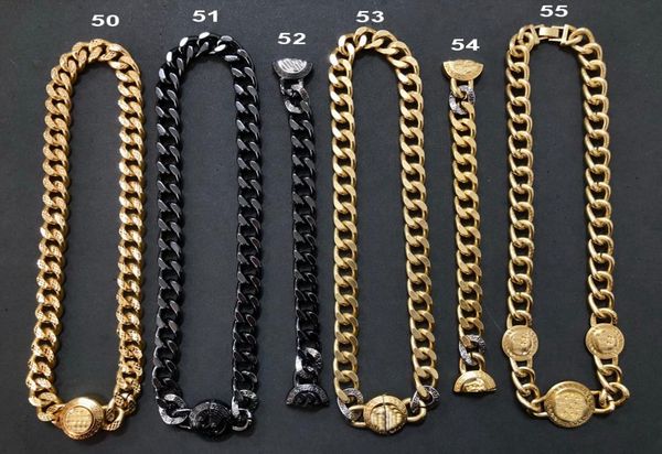 

fashion hip hop cuba thick necklace brass necklaces portrait pattern starfish pendants ladies birthday wedding party gift designer jewelry m, Silver