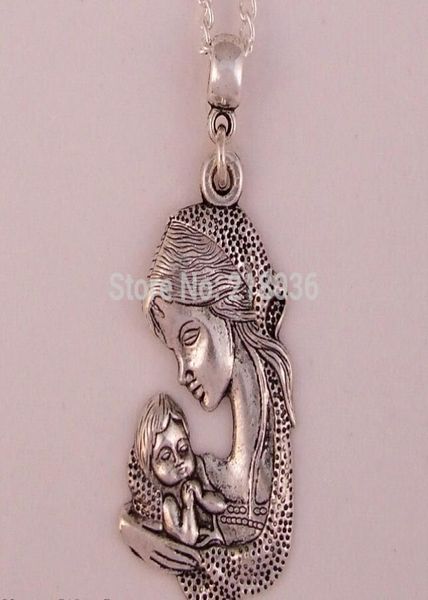 

fashion vintage silver baby lossmiscarriage 039mummy angel039 charms statement choker pendant necklace jewelry girls bij3950714