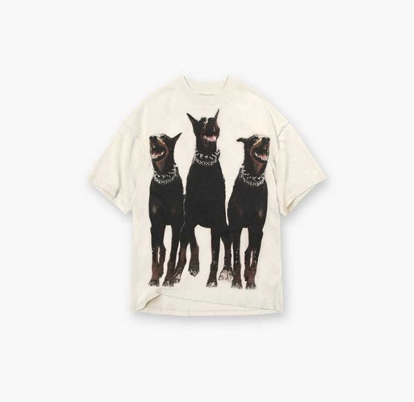 

22ss men's t shirt high street tee spring summer fashion oversized skateboard men women tshirt 23s, White;black