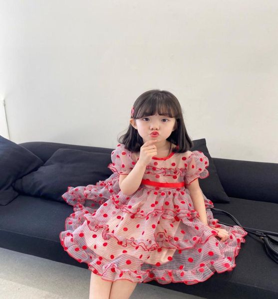 

dress for baby girl 2021 summer kids girls princess dresses toddler party clothes4124884, Red;yellow