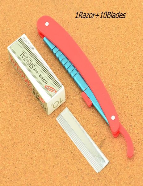 

meisha hairdresser039s professional beauty hair cutting razors with 10blades change blades scraping eyebrow knife hair trimming7185812