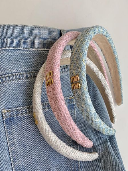 

designer hairpin headbands elastic hair hoop handmade metal letter retro style headbands style exaggerated personality temperament1293081, Silver