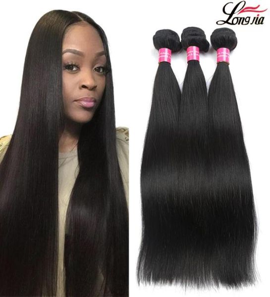 

unprocessed brazilian straight hair bundles brazilian human straight hair weft 828 brazilian virgin straight human hair extension9676055, Black