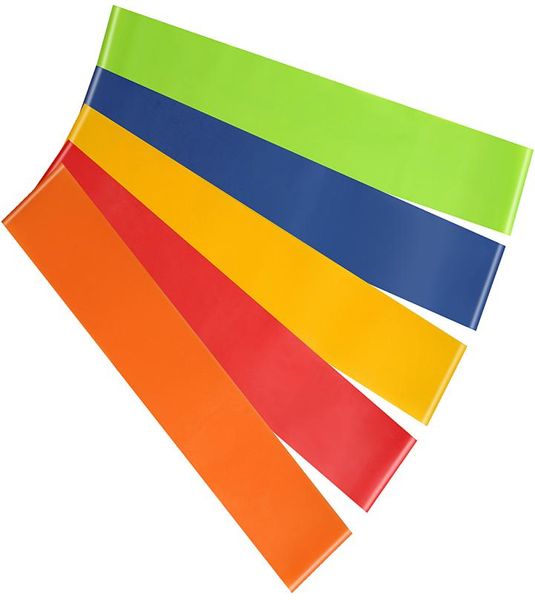 

resistance bands natural latex tension fitness elastic yoga training resistance band contains 5 different tension band8401594