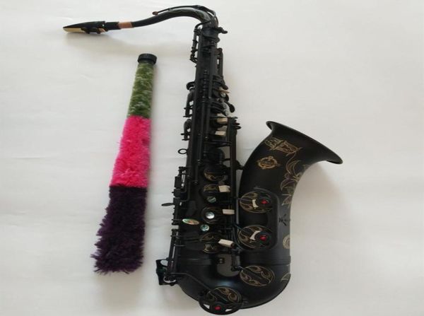 

new suzuk tenor saxophone b flat music woodwide instrument super black nickel gold sax gift professional with mouthpiece7852029