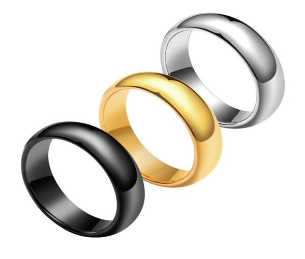 

4mm 6mm tungsten ring dome band us size 412 custom for men women wedding6323344, Silver
