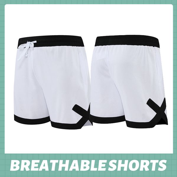 

men's shorts men's casual shorts summer running fitness quick drying trend short pants loose breathable basketball training shorts, White;black