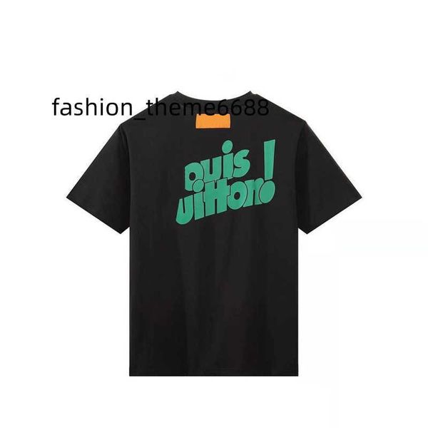 

23ss men's t-shirts designer tees short sleeves luxury clothes summer leisure undershirt breathable printed coats high-quality clothing, Black;white