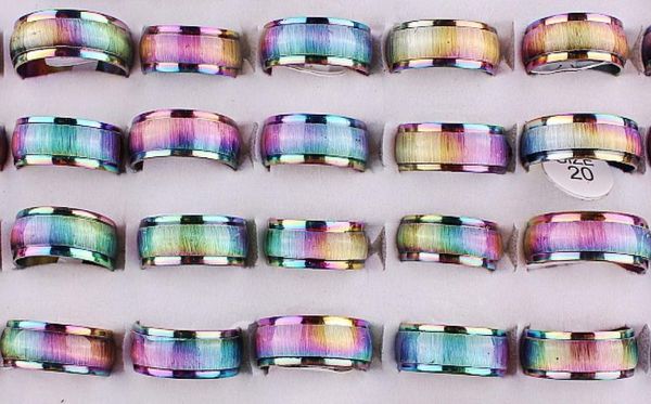 

fashion 20pcs stainless steel rings silver plated ab color resin cat039s eye stone rings fashion jewelry 1396824