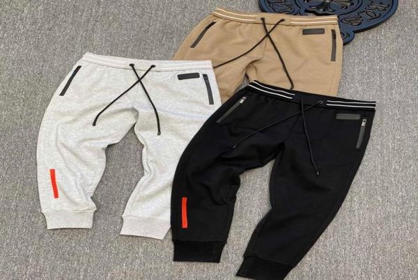 

autumn and winter 2022 highquality fashion designer pants elastic material small foot tight elastic waist leisure sports luxury me6693690, Black