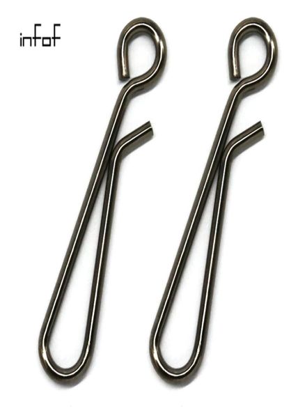 

infof brand 500pcslot f6025 fishing hanging snap fishing snap swivels carp fishing tackle giratorios pesca emerillon peche bass t9651843